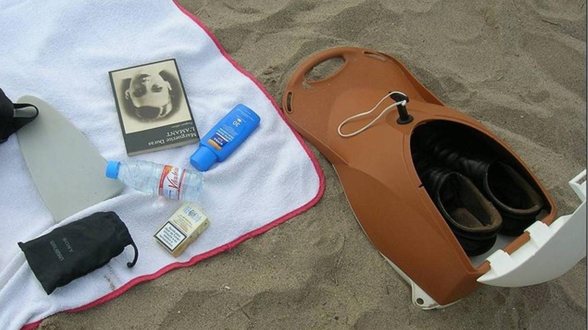 Mochila antirobo para la playa