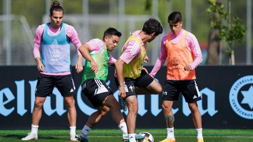 Imagen de un reciente entrenamiento del Celtaen la ciudad deportiva.