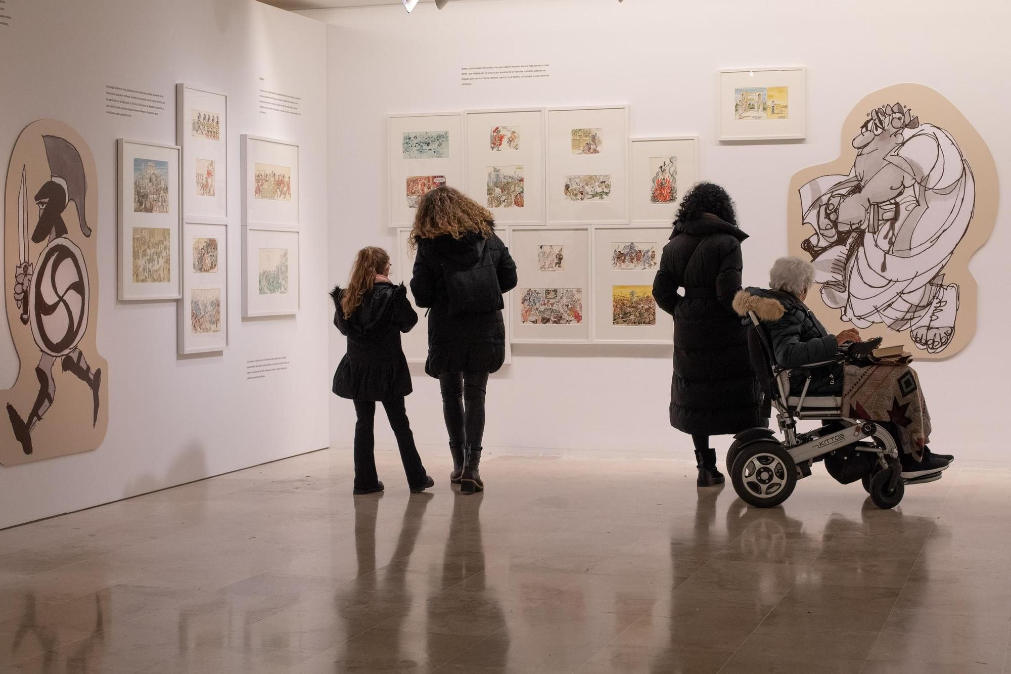 GALERÍA | Así es la exposición "Mingote (Breve) historia de la gente" del Etnográfico de Zamora