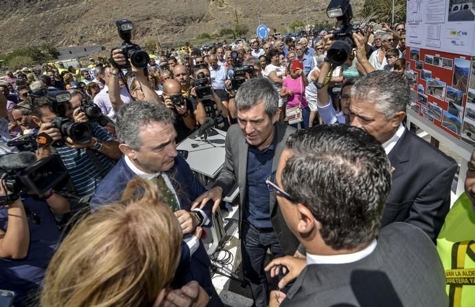 LAS PALMAS DE GRAN CANARIA A 03/07/2017 Apertura al tráfico del último tramo de la primera fase de la carretera de la Aldea. FOTO: J.PÉREZ CURBELO