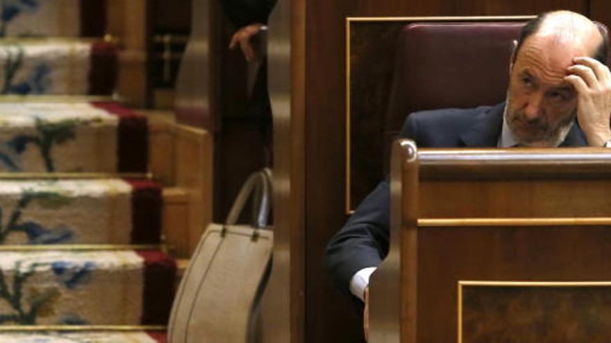 Rubalcaba en el Congreso.