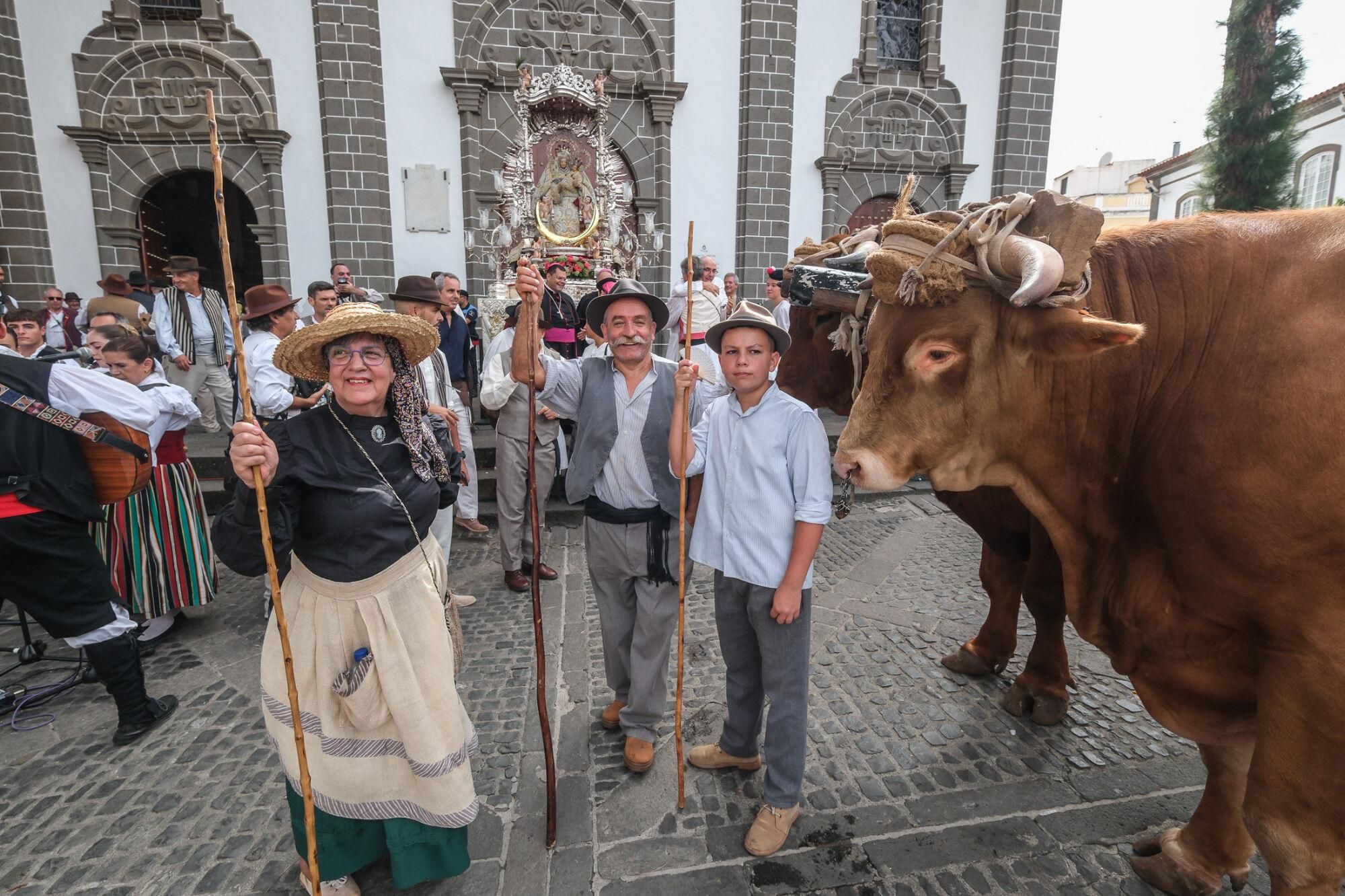 Representación del Cabildo de Gran Canaria en la Romería del Pino.