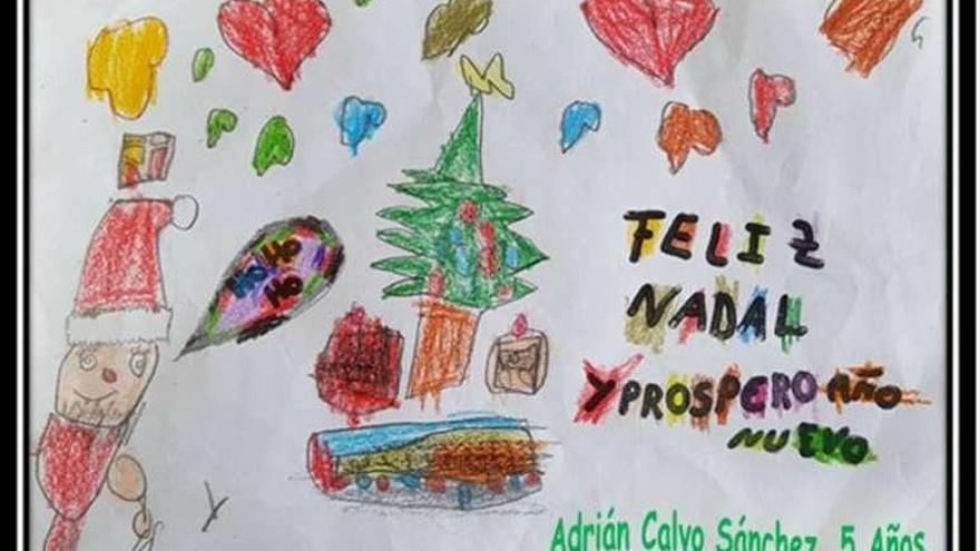 Adrián Calvo gana el concurso de postales de Agolada