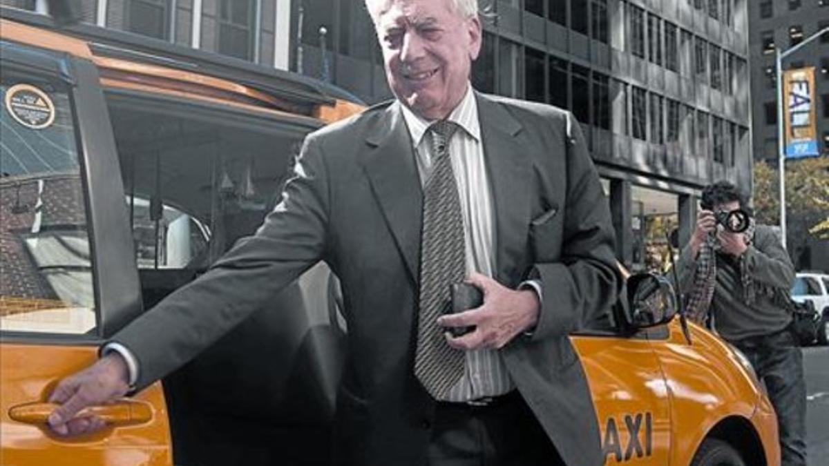 Mario Vargas Llosa, en el 2010 en Nueva York, donde posee un apartamento.