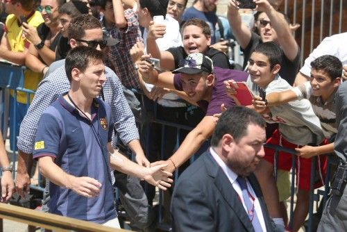 El Barcelona visita el Muro de las Lamentaciones