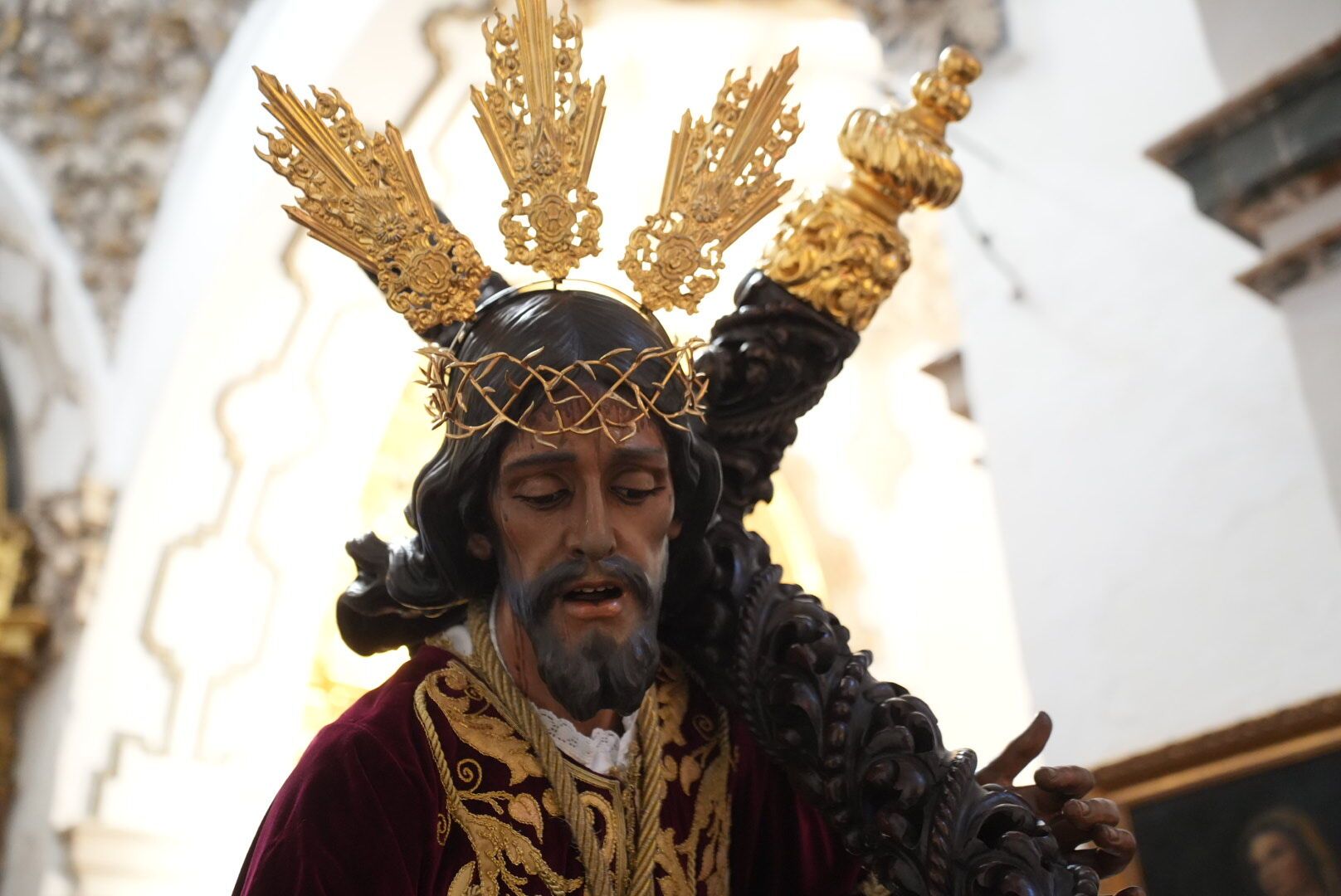Nuestro Padre Jesús Caído de Aguilar de la Frontera ya está en la Parroquia de San Francisco
