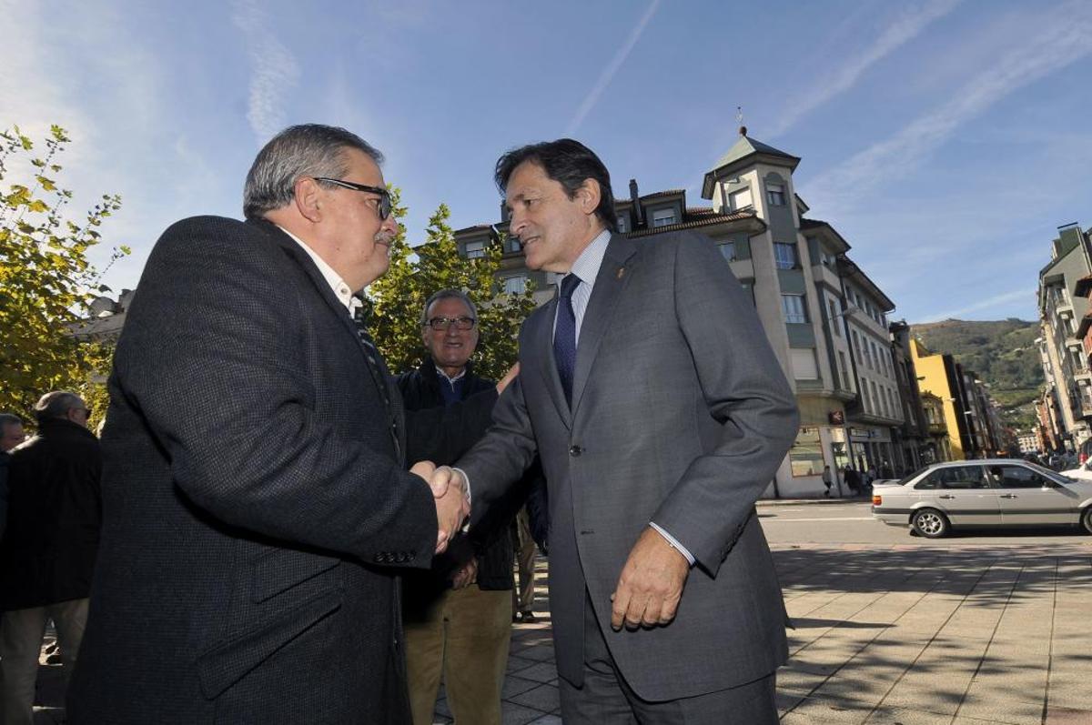Funeral de Nicanor López Burgos en Mieres