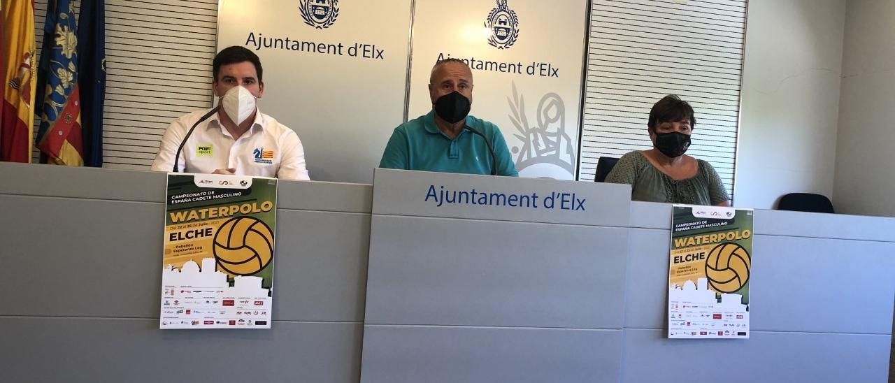 Un momento de la presentación del Campeonato de España de Waterpolo para la categoría cadete