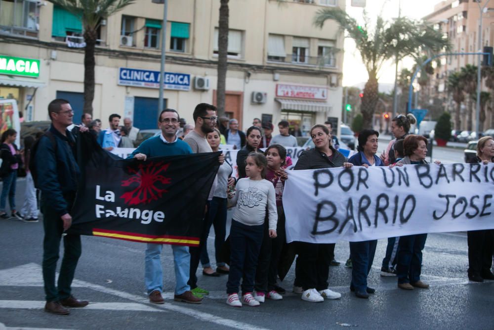 Manifestación en el barrio de José Antonio