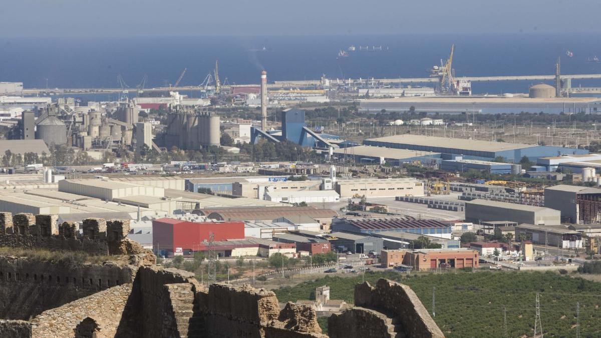 Vista de la zona industrial.