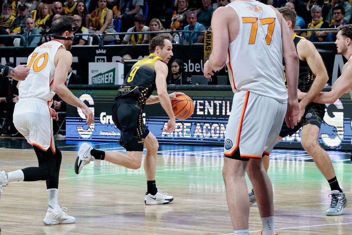 Partido La Laguna Tenerife CB Canarias - Galatasaray de los cuartos de final de la BCL