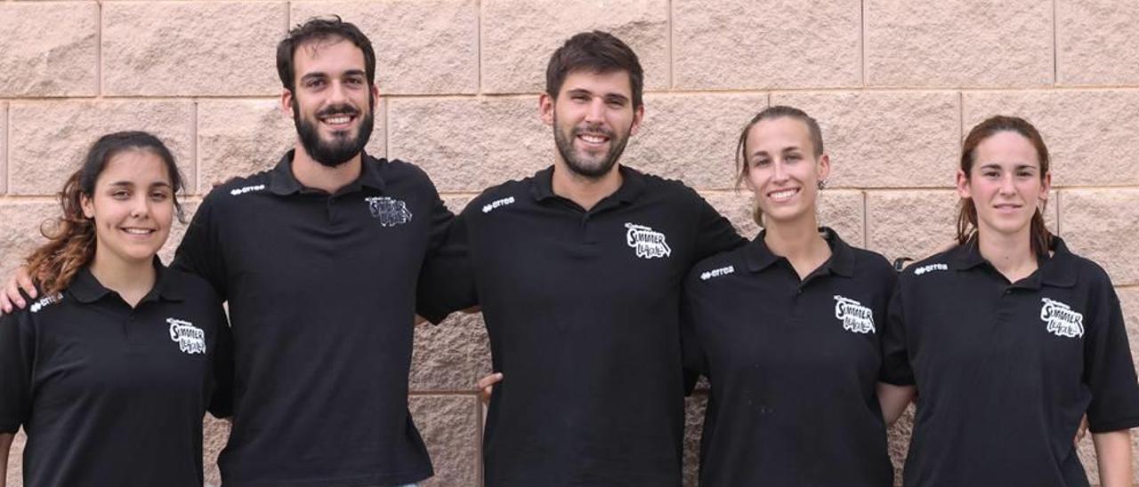 Marina Arubicas, Pep Toni Roman, Raimundo de las Heras, Azu García y Marina Delgado.