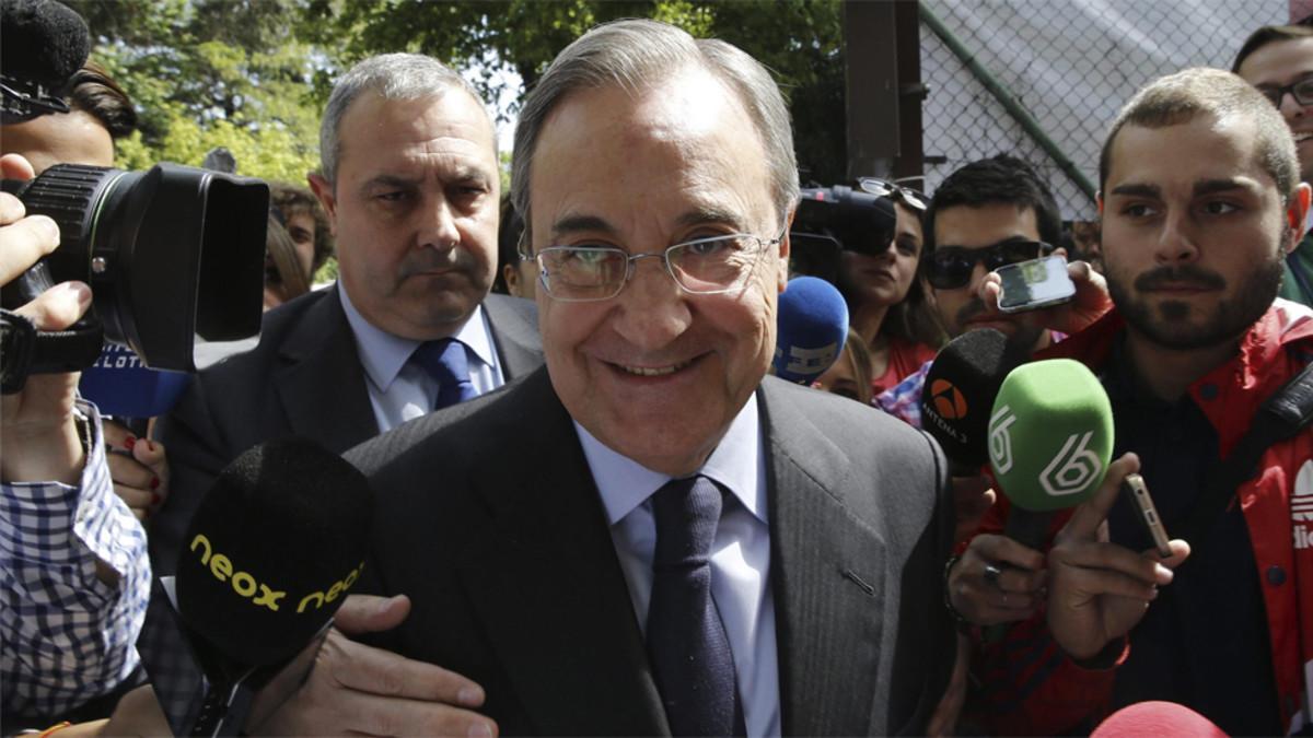 Florentino Pérez, presidente del Real Madrid, cargó contra los árbitros