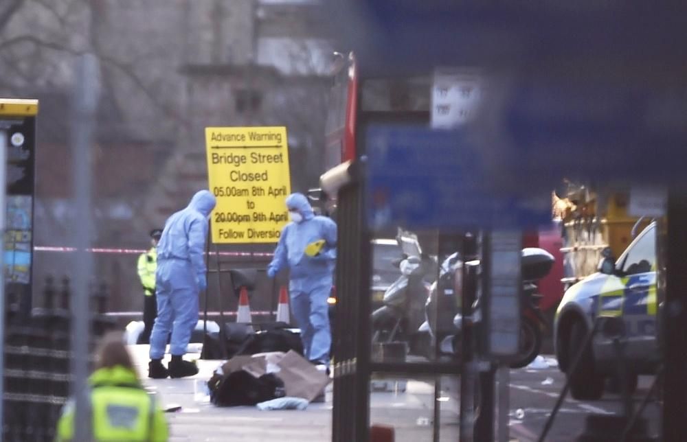 Atentado terrorista en las inmediaciones en Londres