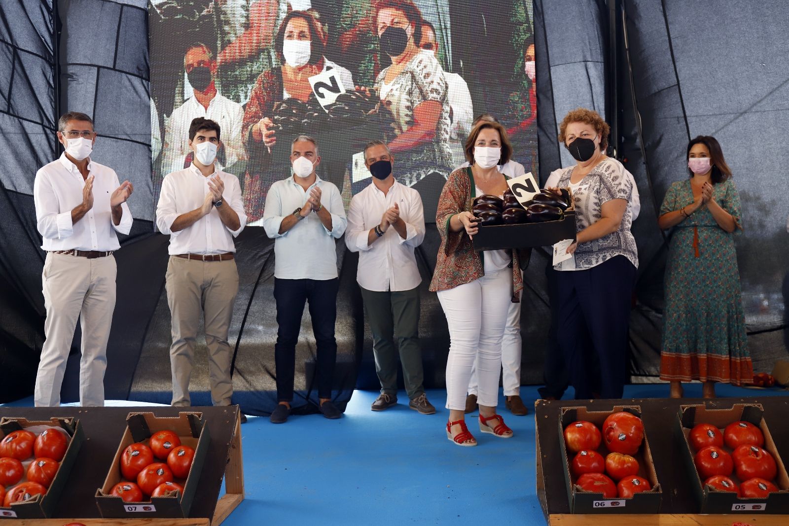 Concurso hortofrutícola de Coín y subasta Mejor Tomate Huevo de Toro