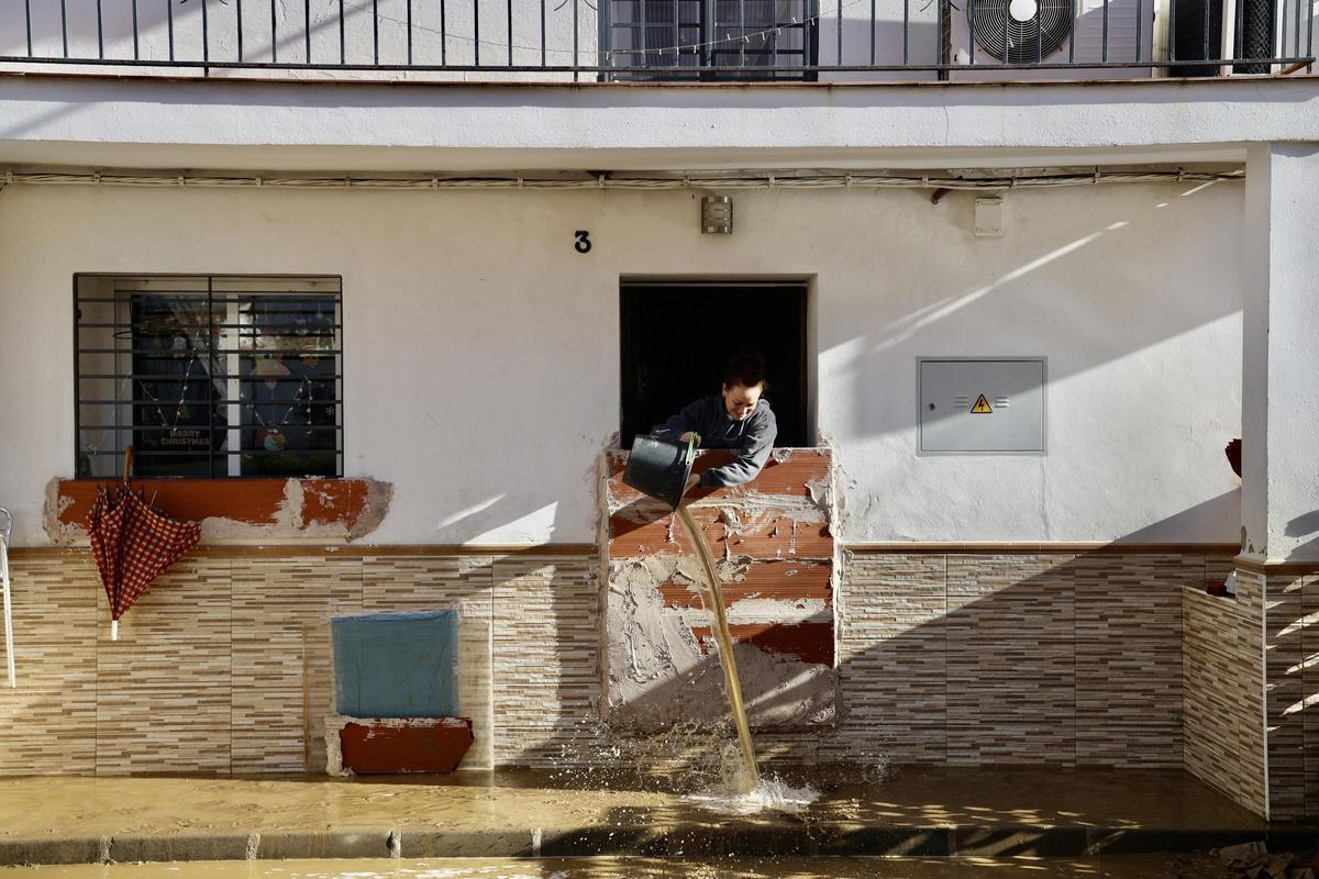 Efectos en Cártama del paso de la borrasca Francis.