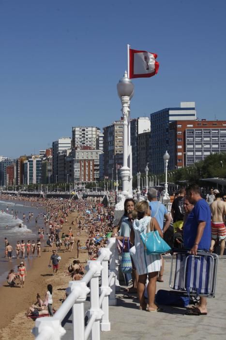 Buen tiempo en Gijón