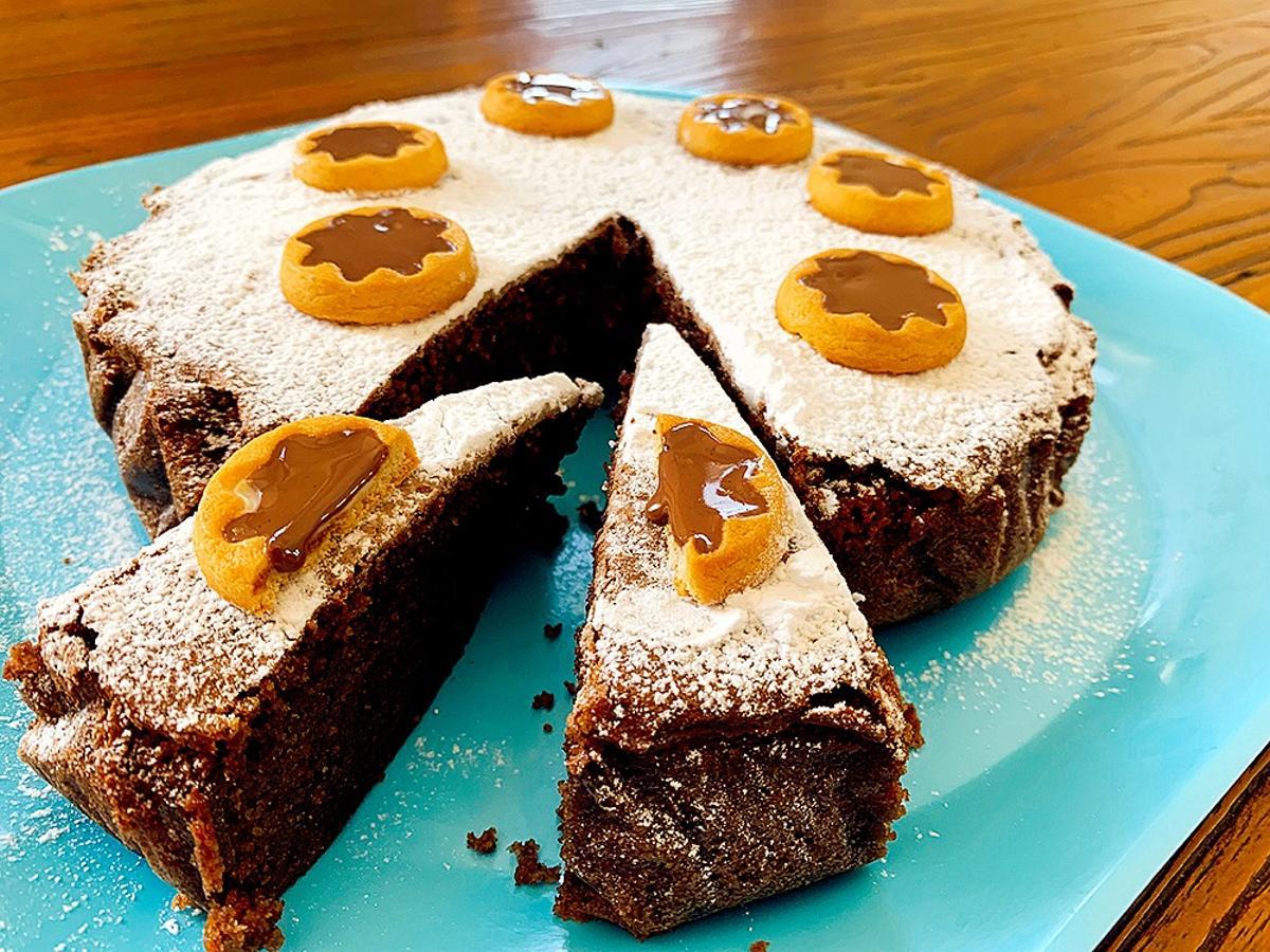 Bizcochón de galletas de chocolate