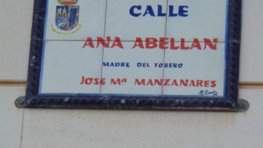 Calle de Ana Abellán.