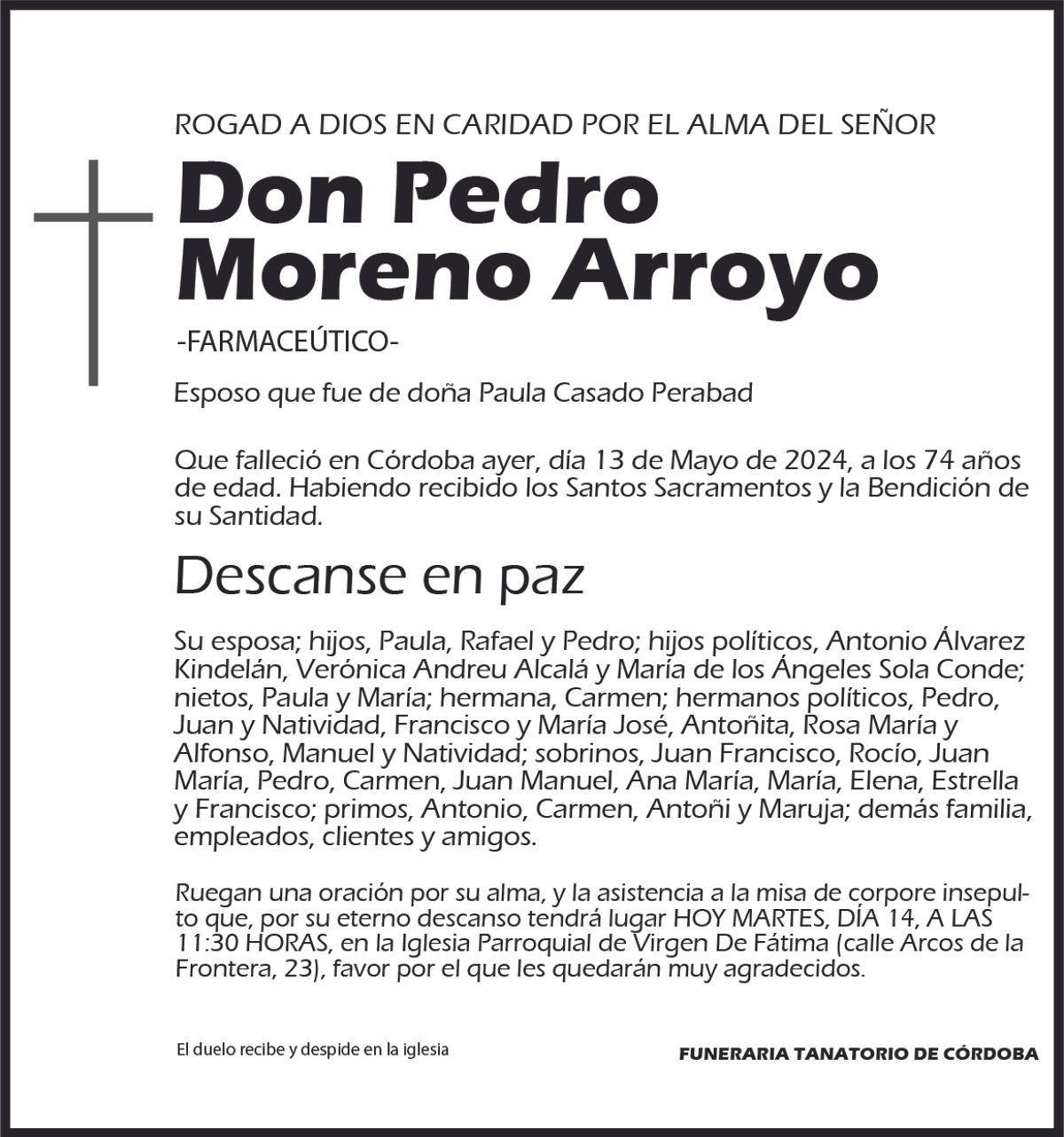 Pedro Moreno Arroyo