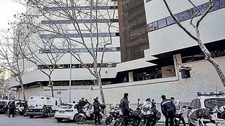 Jefatura Superior de Policía de Balears, en la calle Simó Ballester de Palma.