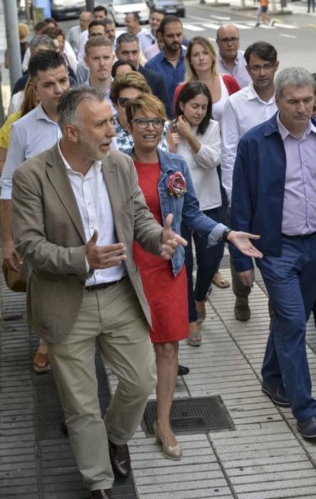 LAS PALMAS DE GRAN CANARIA A 20/06/2017. Presentación candidatura  a las primarias regionales del PSOE en Canarias, Ángel Victor Torres. FOTO: J.PÉREZ CURBELO