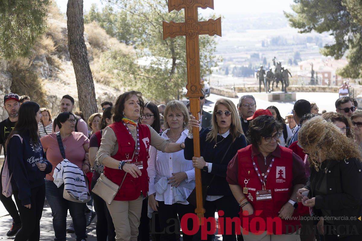 La vicaría de Cartagena, la UCAM, junto a asociaciones y peregrinos de toda España se ponen a los pies de la Vera Cruz