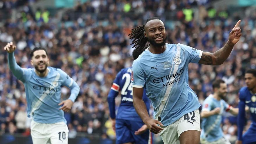 Semenyo se viste de mago y le da otro título al City de Guardiola en Wembley
