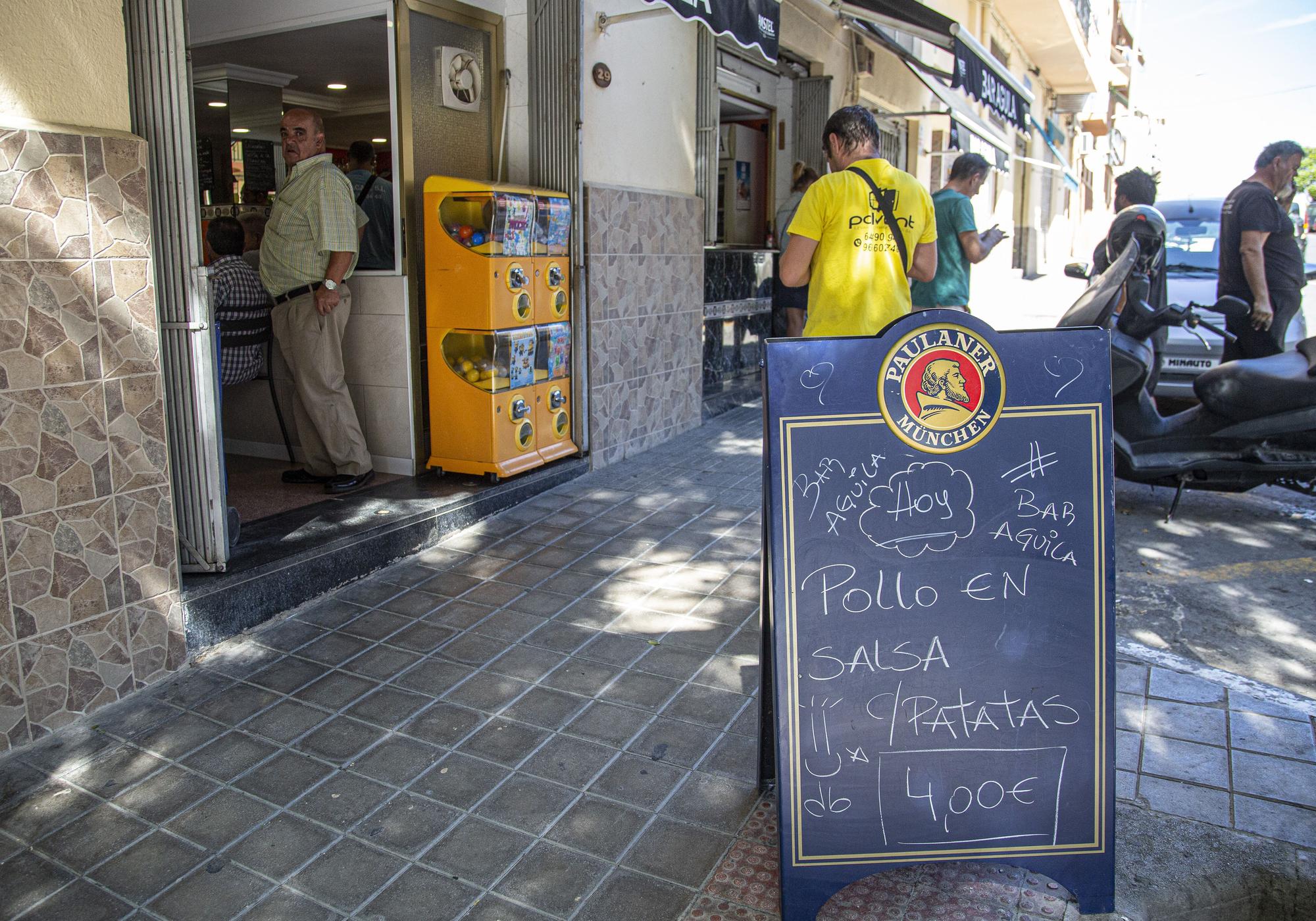 Menú de plato único a 4 euros en Alicante