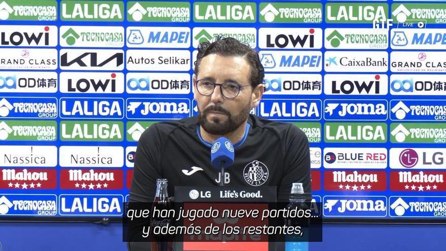 Bordalás, irónico con el calendario: "Igual nos ponen viernes y lunes para darnos los fines de semana libre"