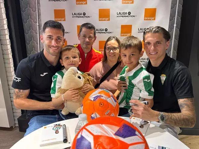 Albarrán y Álex Sala, testigos de la fiebre por el Córdoba CF