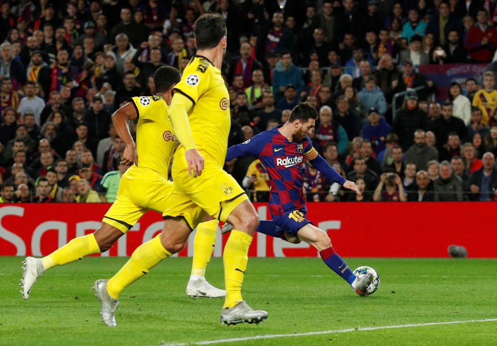 El Barça - Borussia Dortmund, en fotos