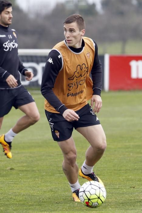 Entrenamiento del Sporting