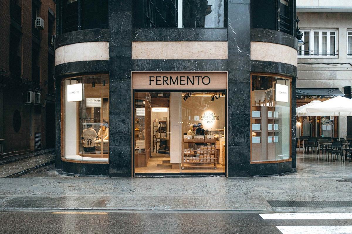 Un local de la cadena malagueña de panadería Fermento, impulsada por Carlos Pérez.