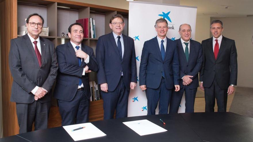 El IVF y CaixaBank impulsarán proyectos de inversión empresarial en la C. Valenciana