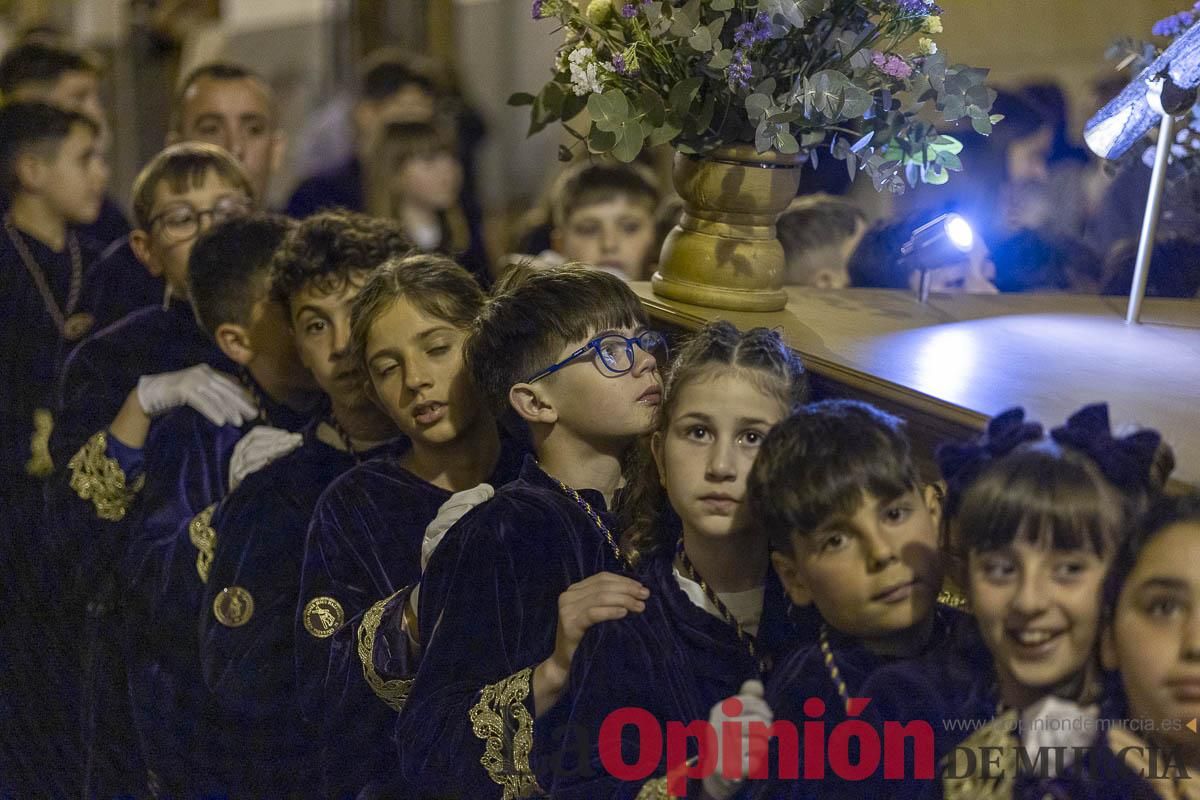 Los niños toman las calles de Caravaca en la procesión de Lunes Santo