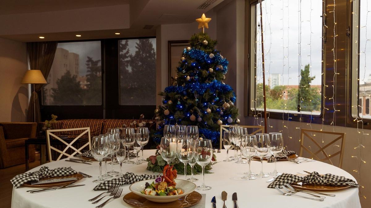 Mesa de Navidad en el Hotel Princesa Plaza Madrid