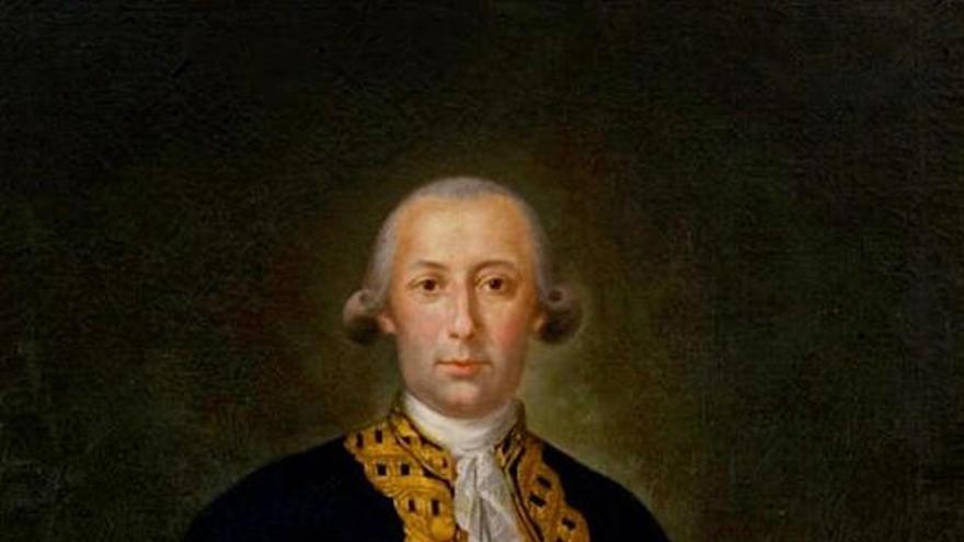 El general malagueño Bernardo de Gálvez.