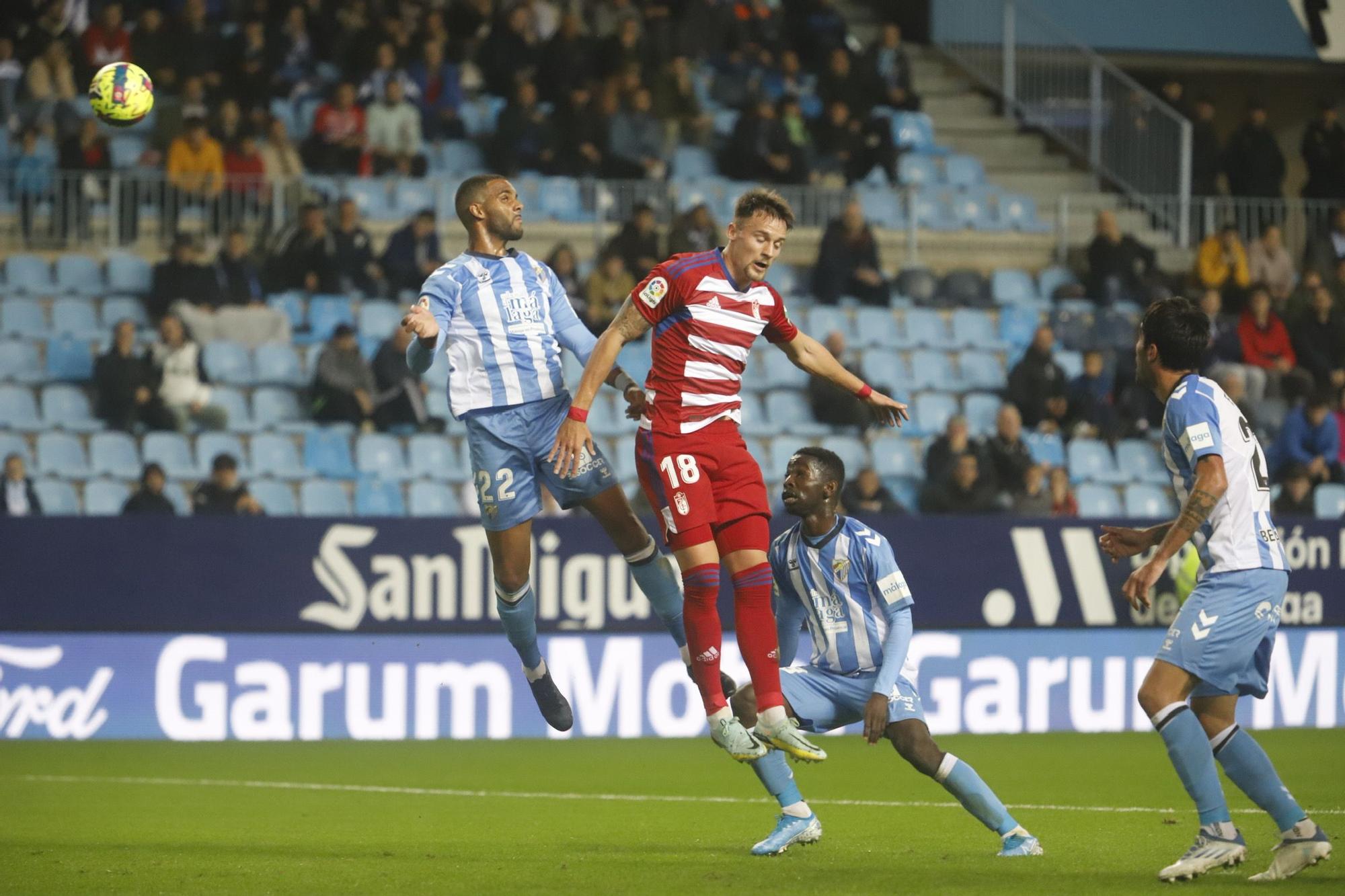 El Málaga CF - Granada CF, en imágenes