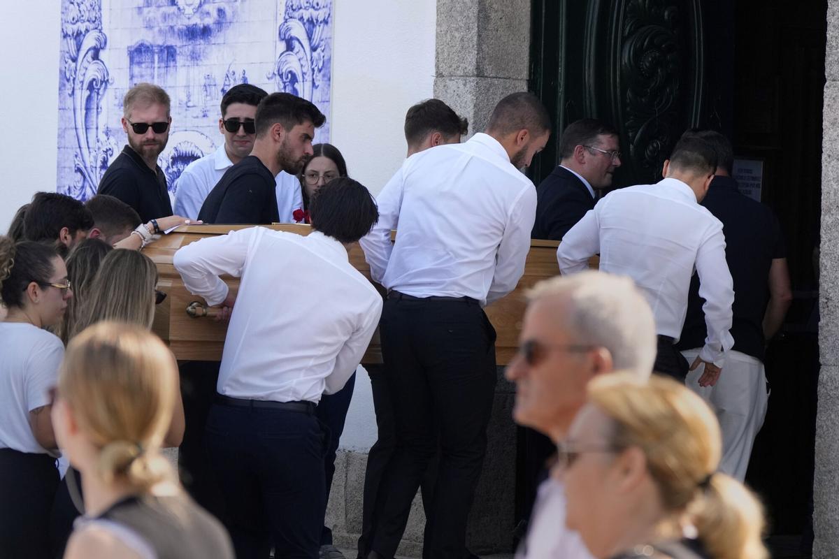 El último adiós a Diogo Jota y André Silva