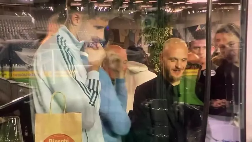 Los jugadores de Italia celebran el pase de Bosnia a la final del play off