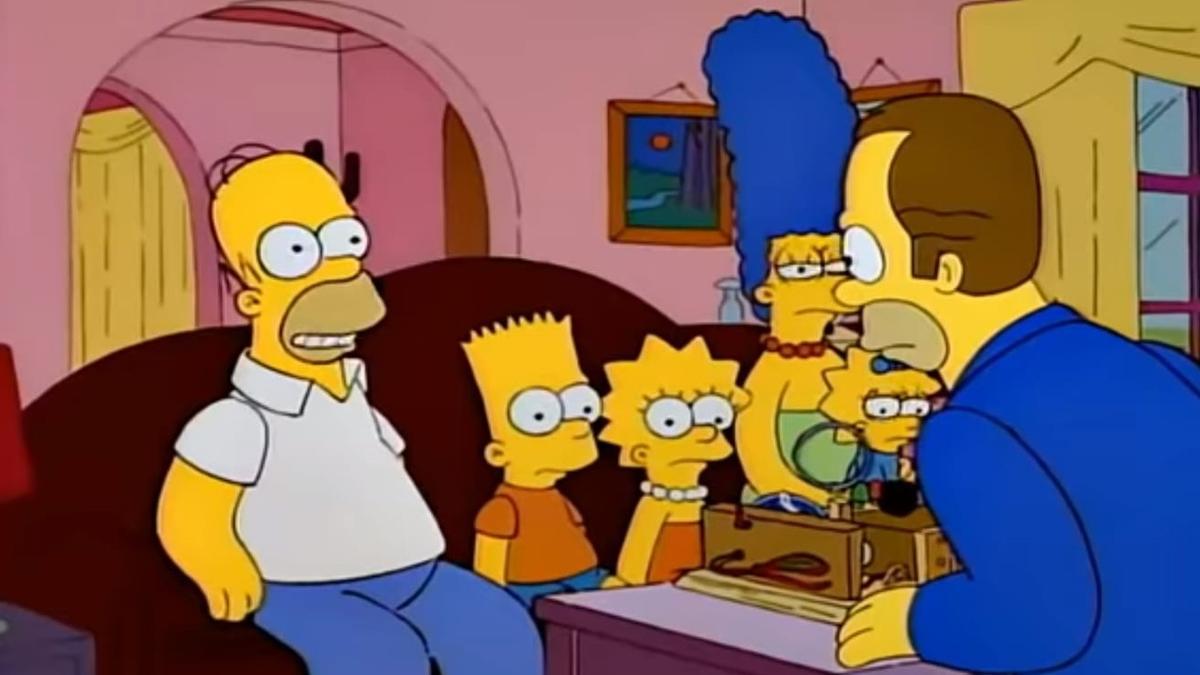 Un fotograma de Los Simpson.