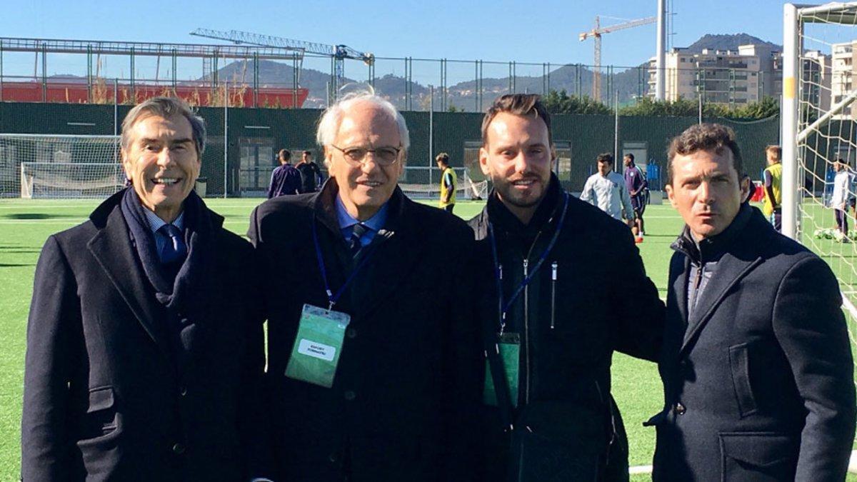 Roberto Bettega presenció los entramientos de La Masía