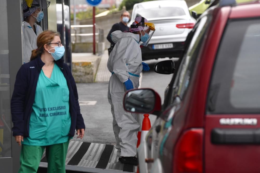 ''Covid-auto'' para alumnos y profesores en A Coruña