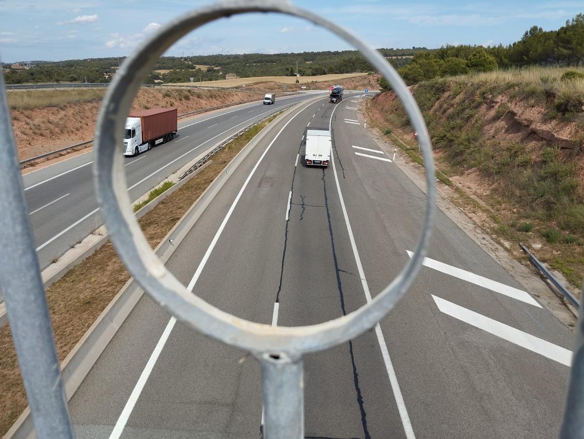 L'Eix Transversal al seu pas per Rajadell