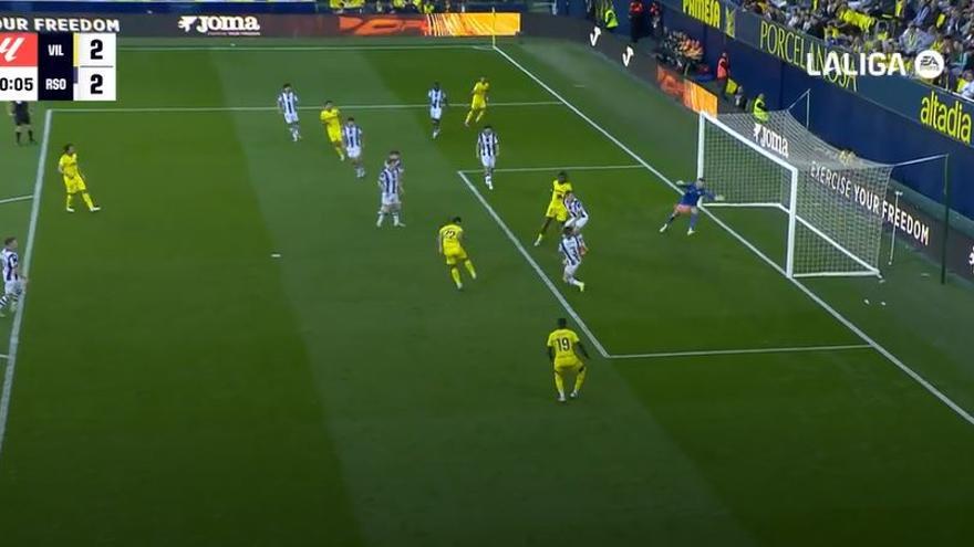 El 2-2 del Villarreal en el Villarreal 2-2 Real Sociedad de la jornada 32 de LaLiga EA Sports