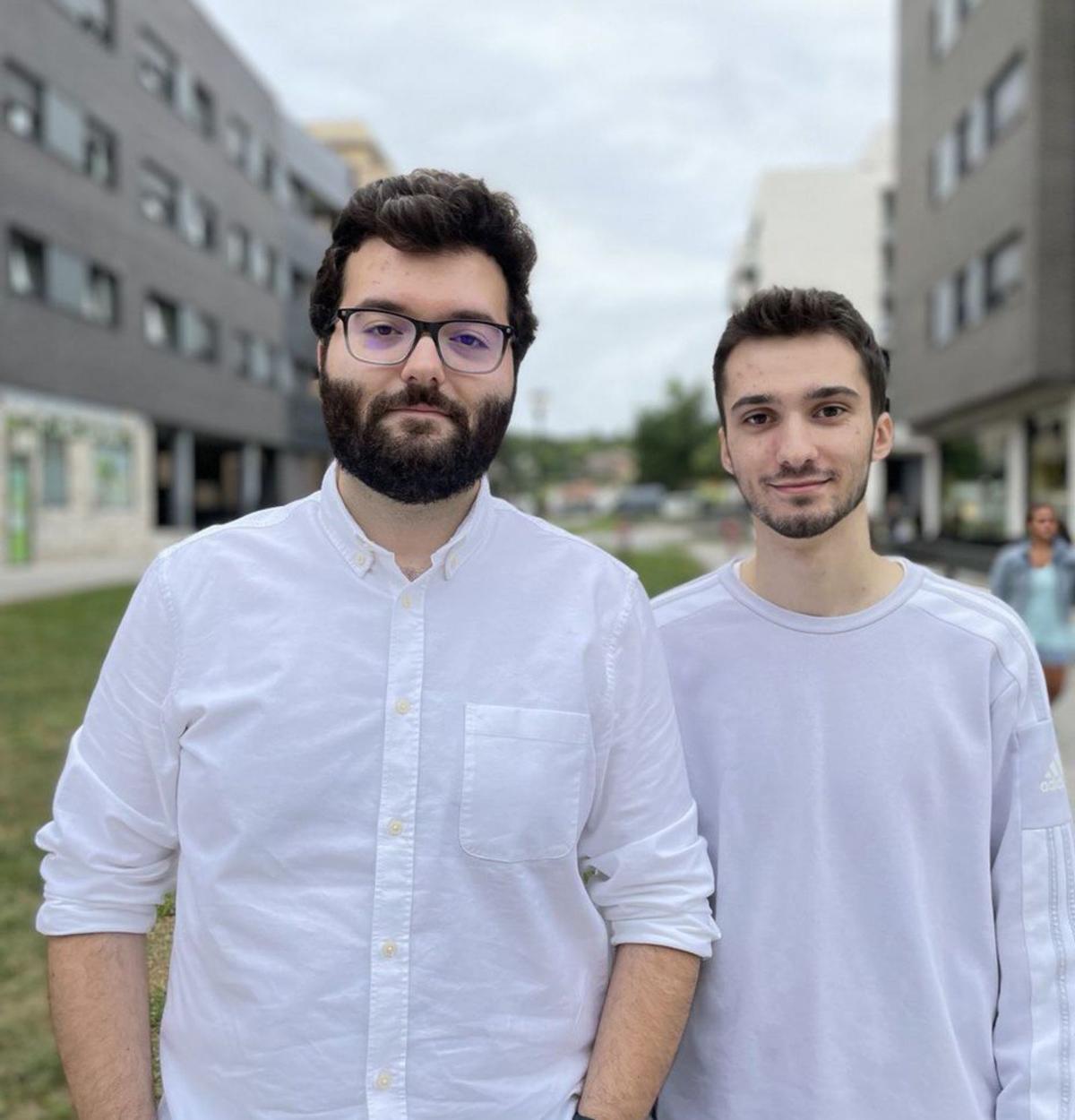 Álvaro Fernández y Miguel Fernández, ganadores del concurso.
