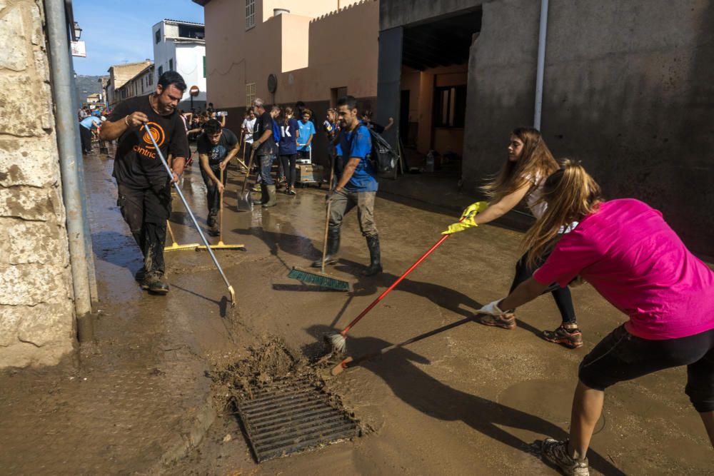 Una riada de solidaridad inunda Sant Llorenç