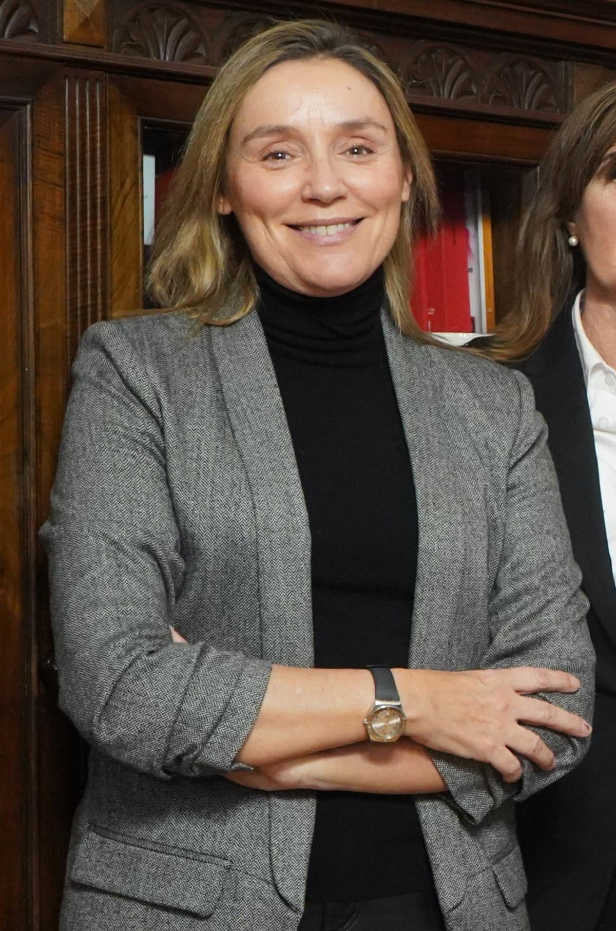 Sofía Puente Santiago en su visita a la Audiencia de Zamora.