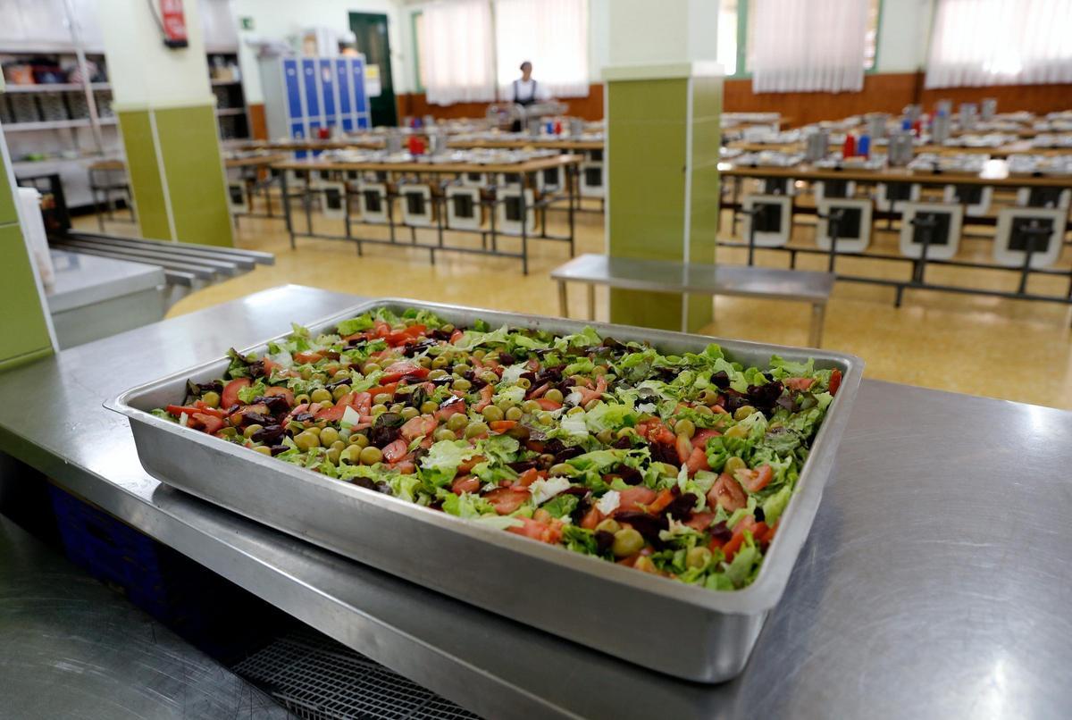 Un comedor escolar, en una imagen de archivo.